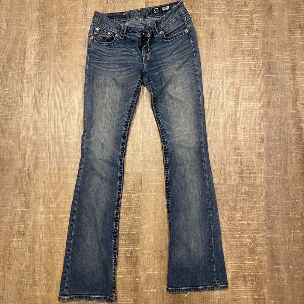 Miss Me Blue Boot Cut Jeans